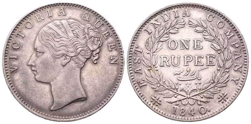 Indie, Rupie 1840