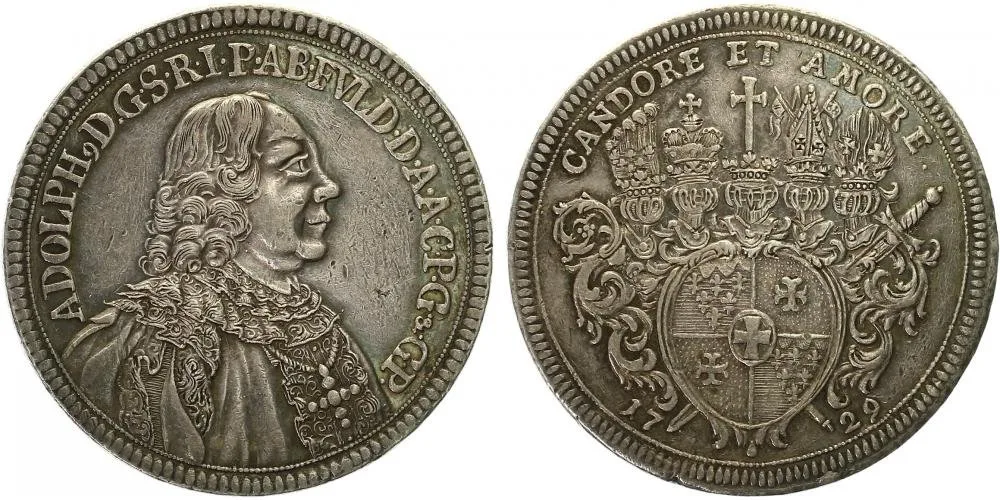 Fulda - opatství, Adolph von Dalberg, 1726-1737 — 1