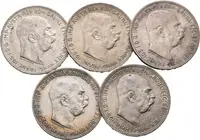 1 Koruna lot 5 kusů - fotografie 2