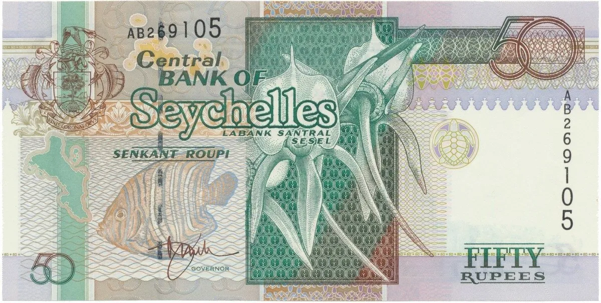 Seychely, 50 Rupees (1998), P.38