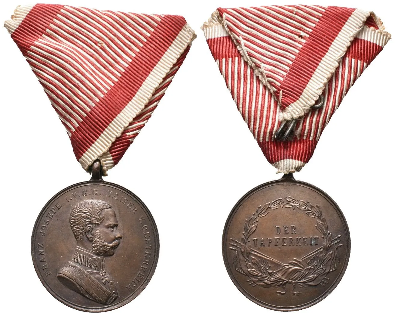 Medaile za statečnost, bronzová