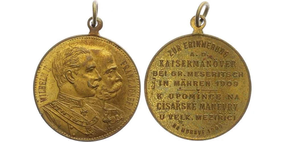 František Josef I., medaile vojenských manévrů — 1