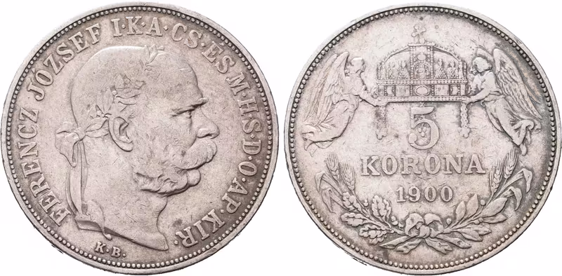 5 Koruna 1900 KB
