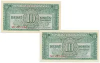 10 Koruna 1950, Hej.86b, 2 ks