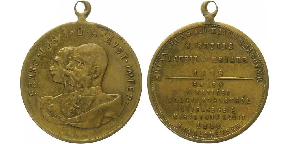 František Josef I., medaile vojenských manévrů — 1