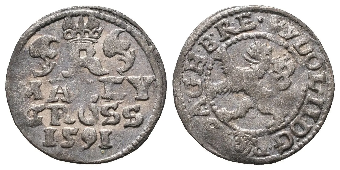 Malý groš 1591, Rudolf II.