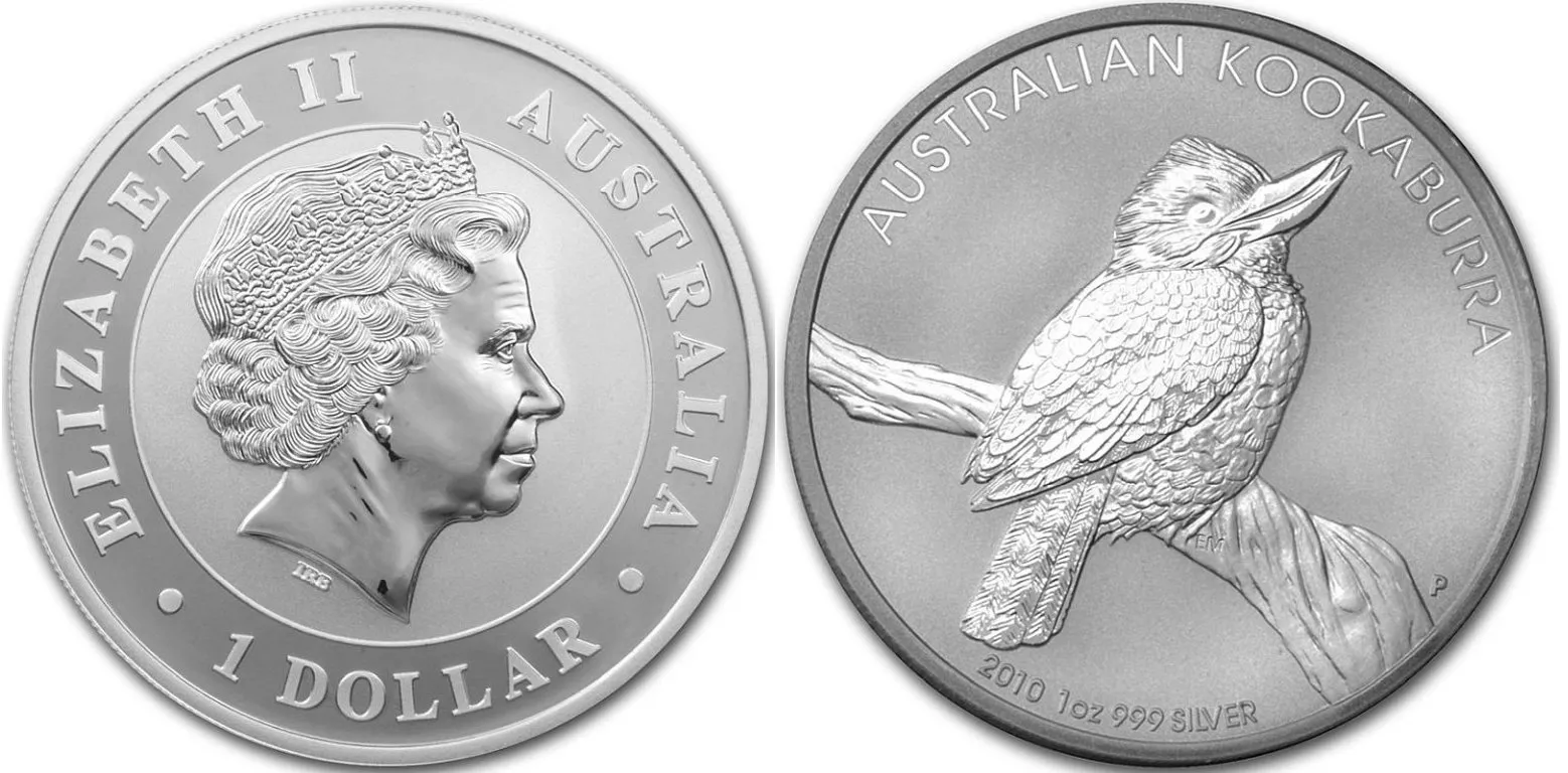 Austrálie, Dollar 2010 - Australian Kookaburra