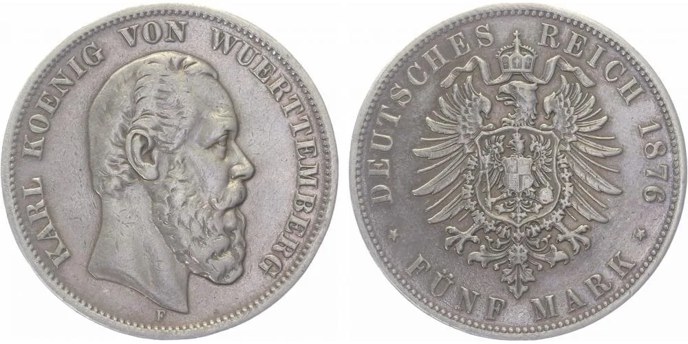 Württemberg, Karl, 1864 - 1891 — 1