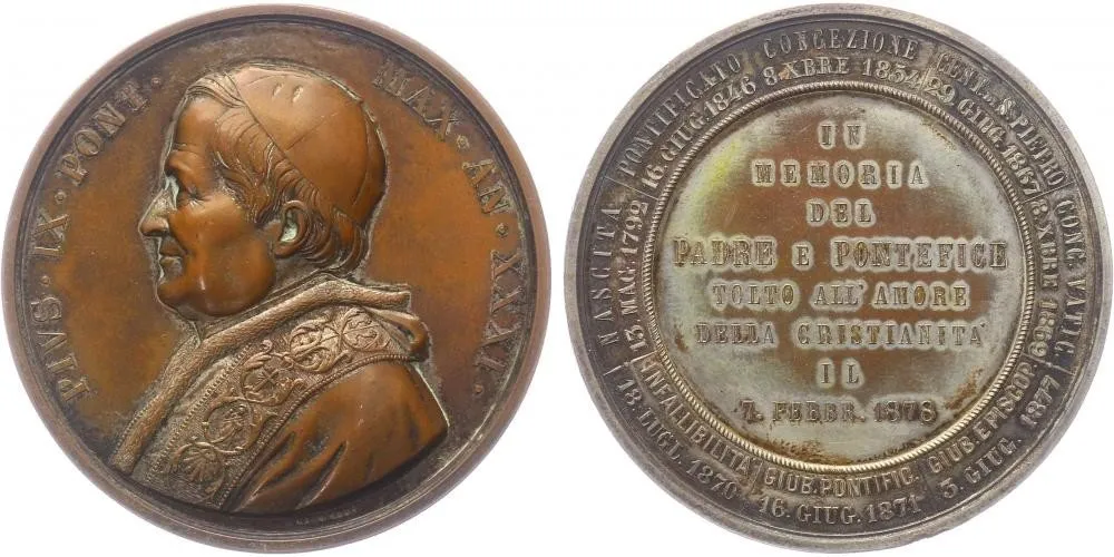 Vatikán, Pius IX., 1846 - 1878 — 1