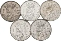 Nizozemí, 1 Gulden 1955 - 1966 - fotografie 2