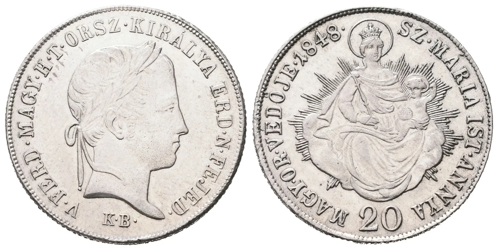 Revoluce, 20 Krejcar 1848 KB, Kremnica