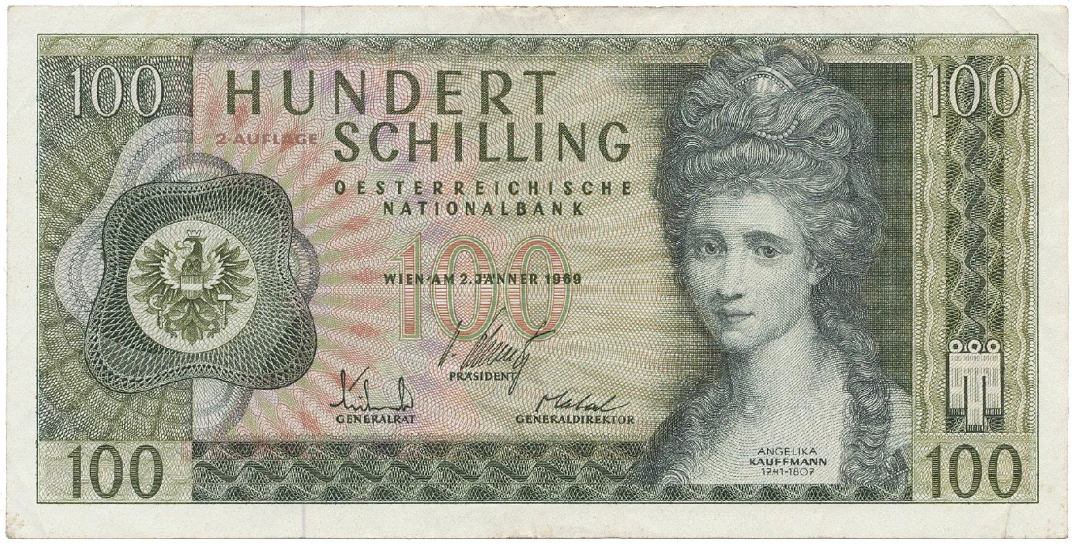 Rakousko, 100 Shilling 1969, II. vydání, P.146