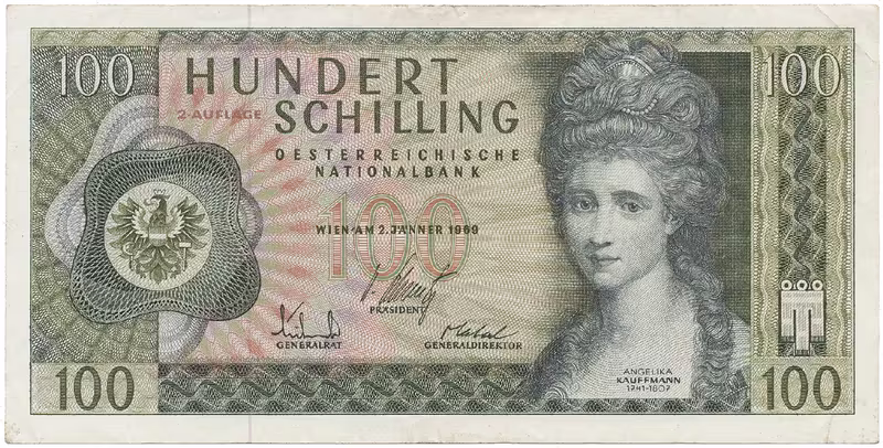 Rakousko, 100 Shilling 1969, II. vydání, P.146
