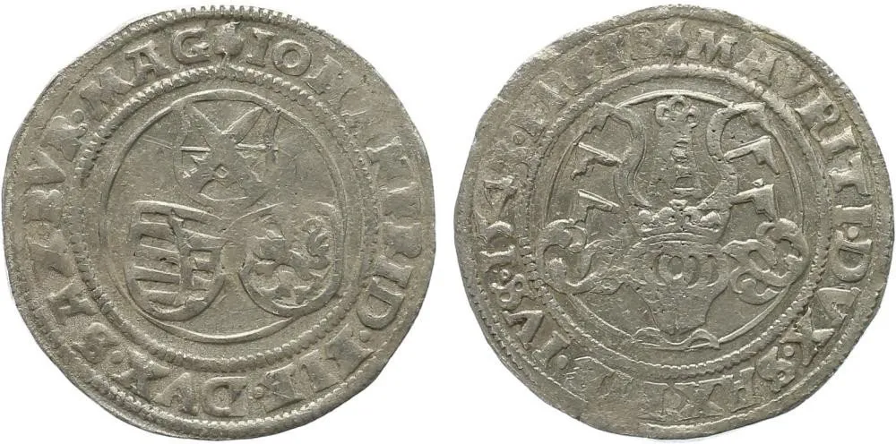Sasko, Johann Friedrich a Moritz, 1541 - 1547 — 1
