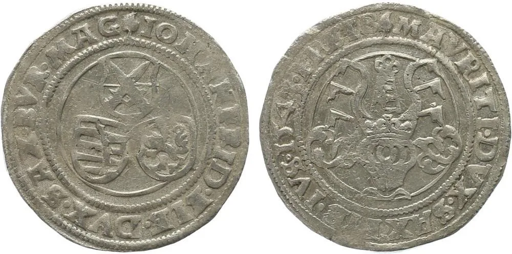 Sasko, Johann Friedrich a Moritz, 1541 - 1547 — 1