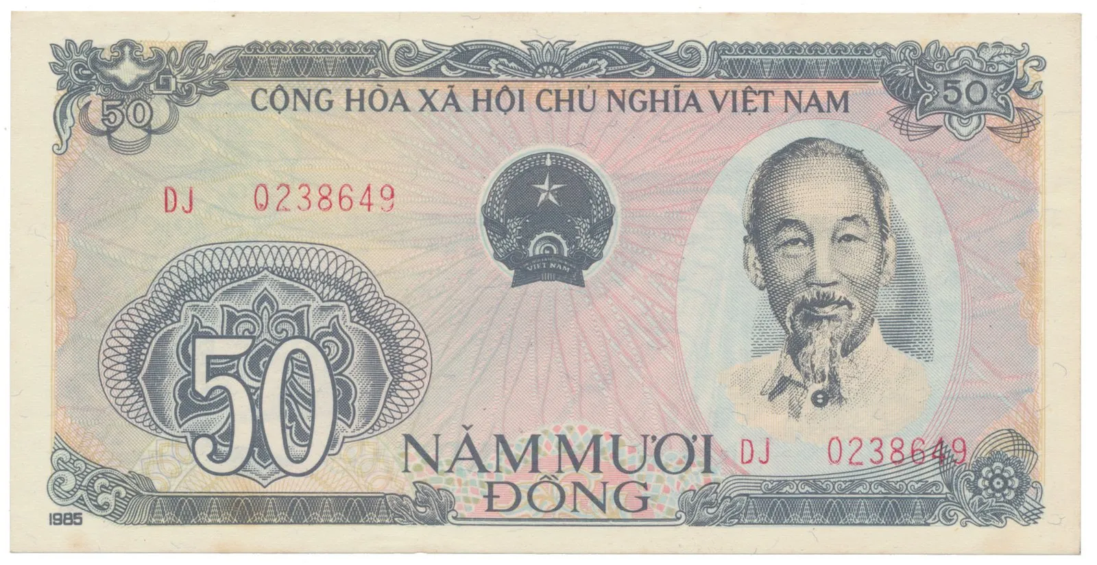 Vietnam, 50 Dong 1985, P.97a