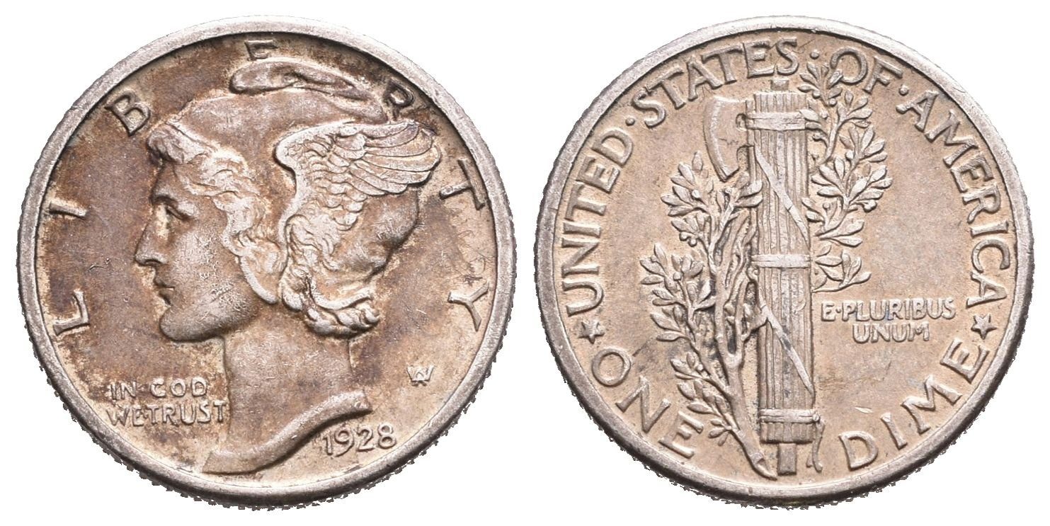 USA, Dime 1928