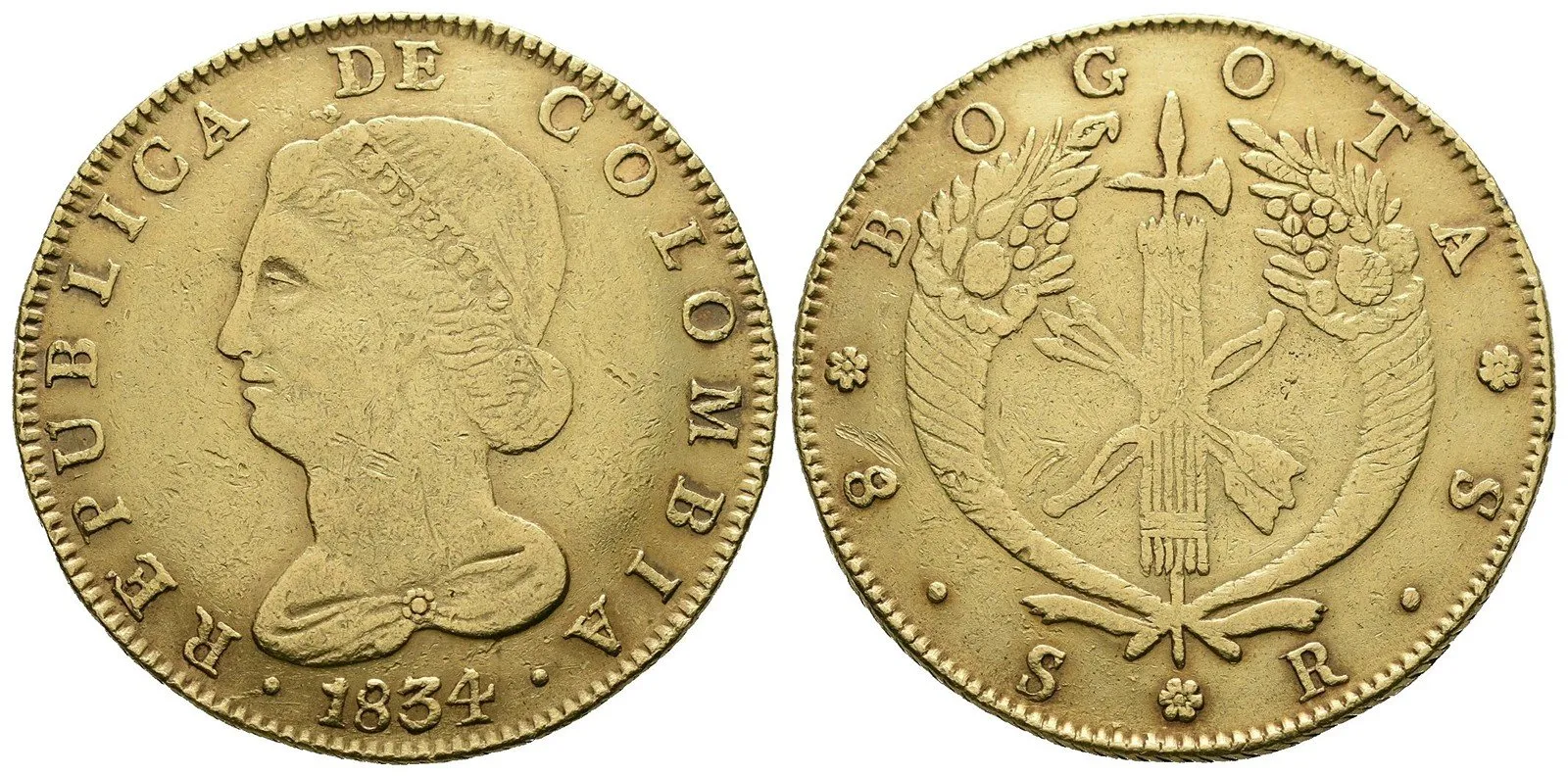 Kolumbie, republika, 1821 - 1837 — 1
