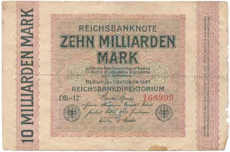 Německo, 10 Milliarden Mark 1923, Ro.114c