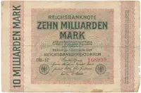 Německo, 10 Milliarden Mark 1923, Ro.114c