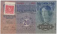 20 Koruna 1913 (1919), II. vydání, Hej.3