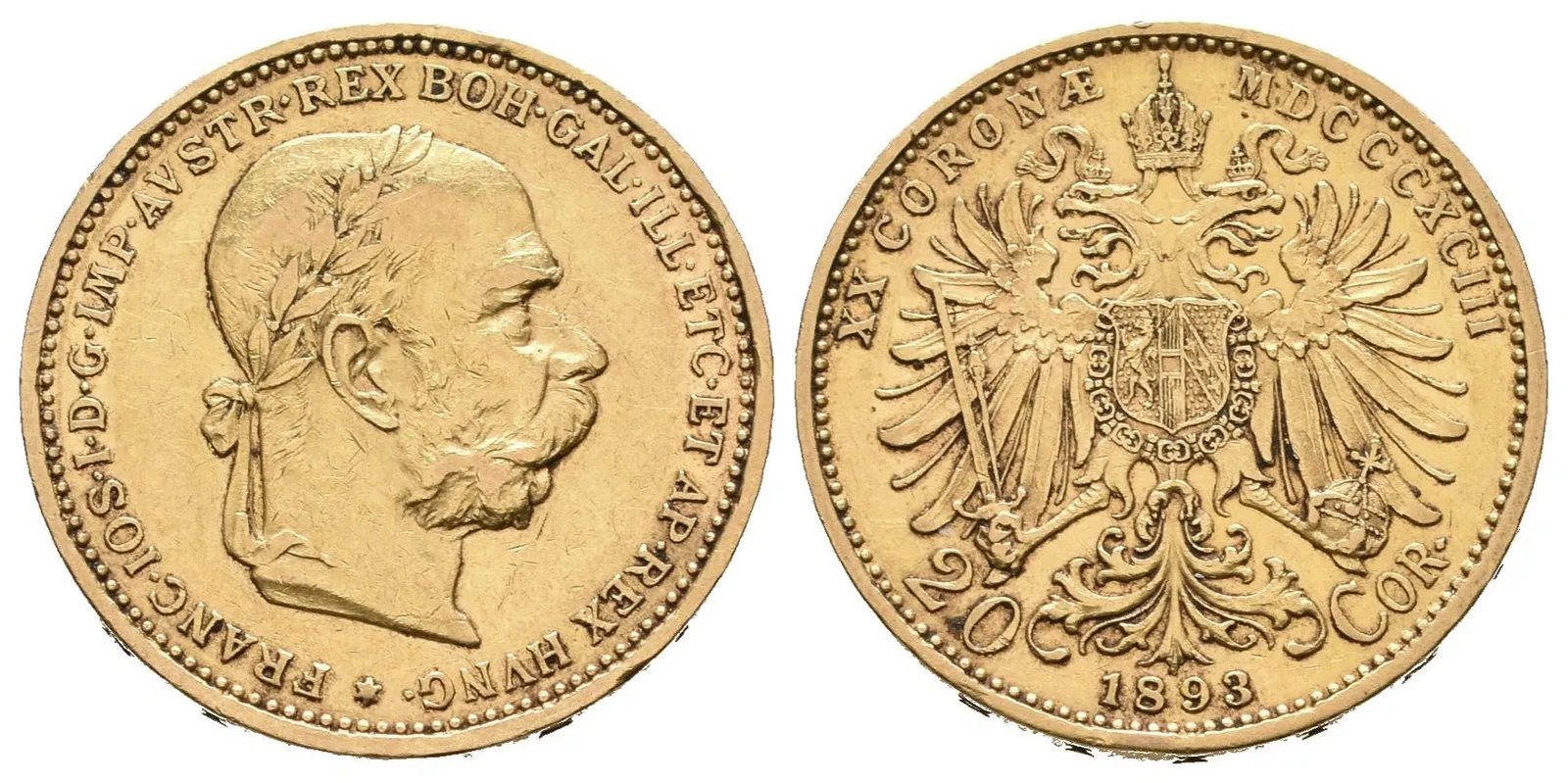 20 Koruna 1893