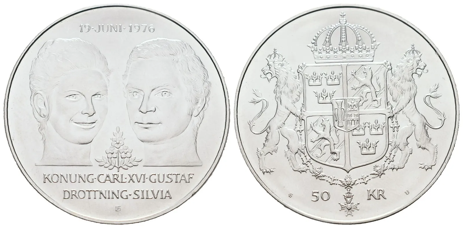 Švédsko, 50 Kroner 1976