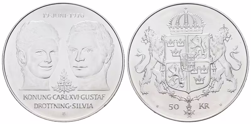 Švédsko, 50 Kroner 1976