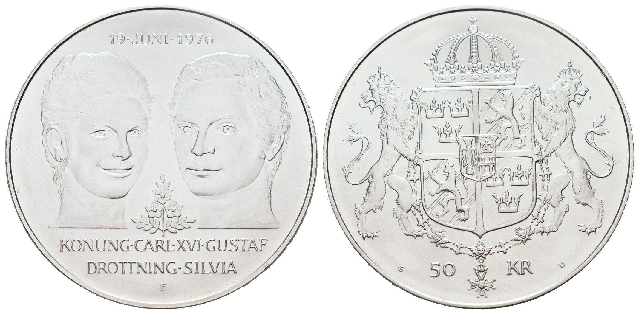 Švédsko, 50 Kroner 1976