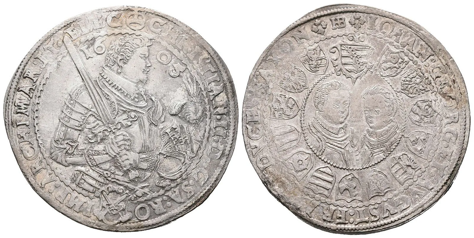 Sasko, Christian II., Johann Georg I. a August, 1591 - 1611 — 1