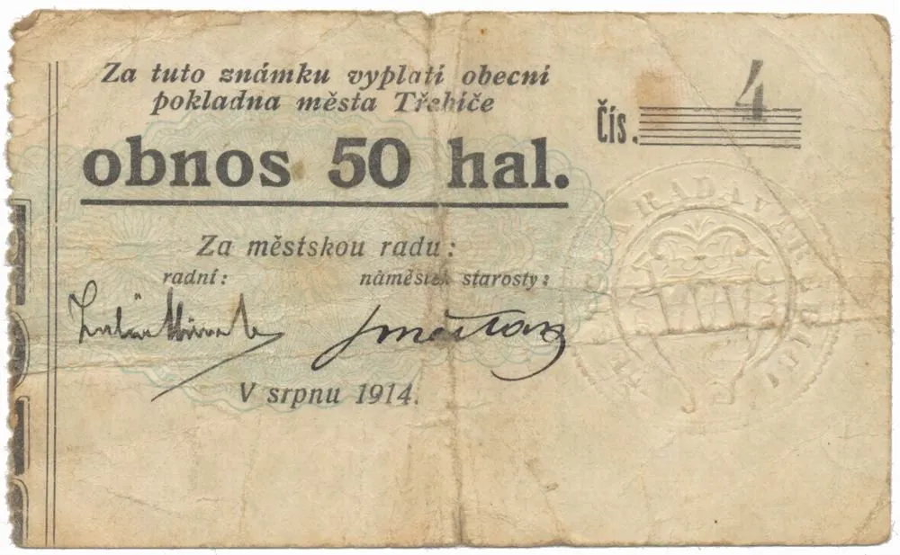 Nouzovky české od roku 1914 — 1