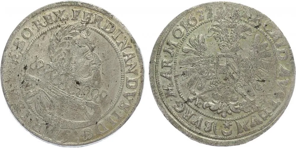 Ferdinand II., 1619 - 1637 (Mince kiprová) — 1
