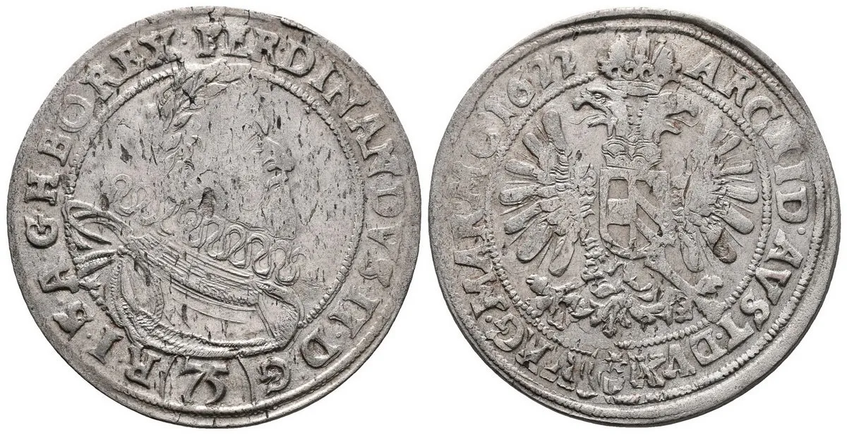 Ferdinand II., 1619 - 1637 (Mince kiprová) — 1