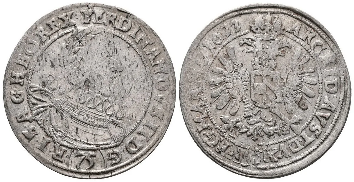Ferdinand II., 1619 - 1637 (Mince kiprová) — 1