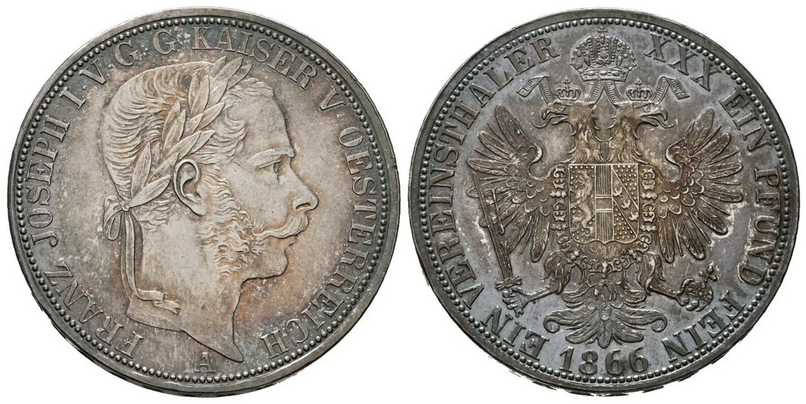 Rakouská a spolková měna, 1857 - 1892 — 1
