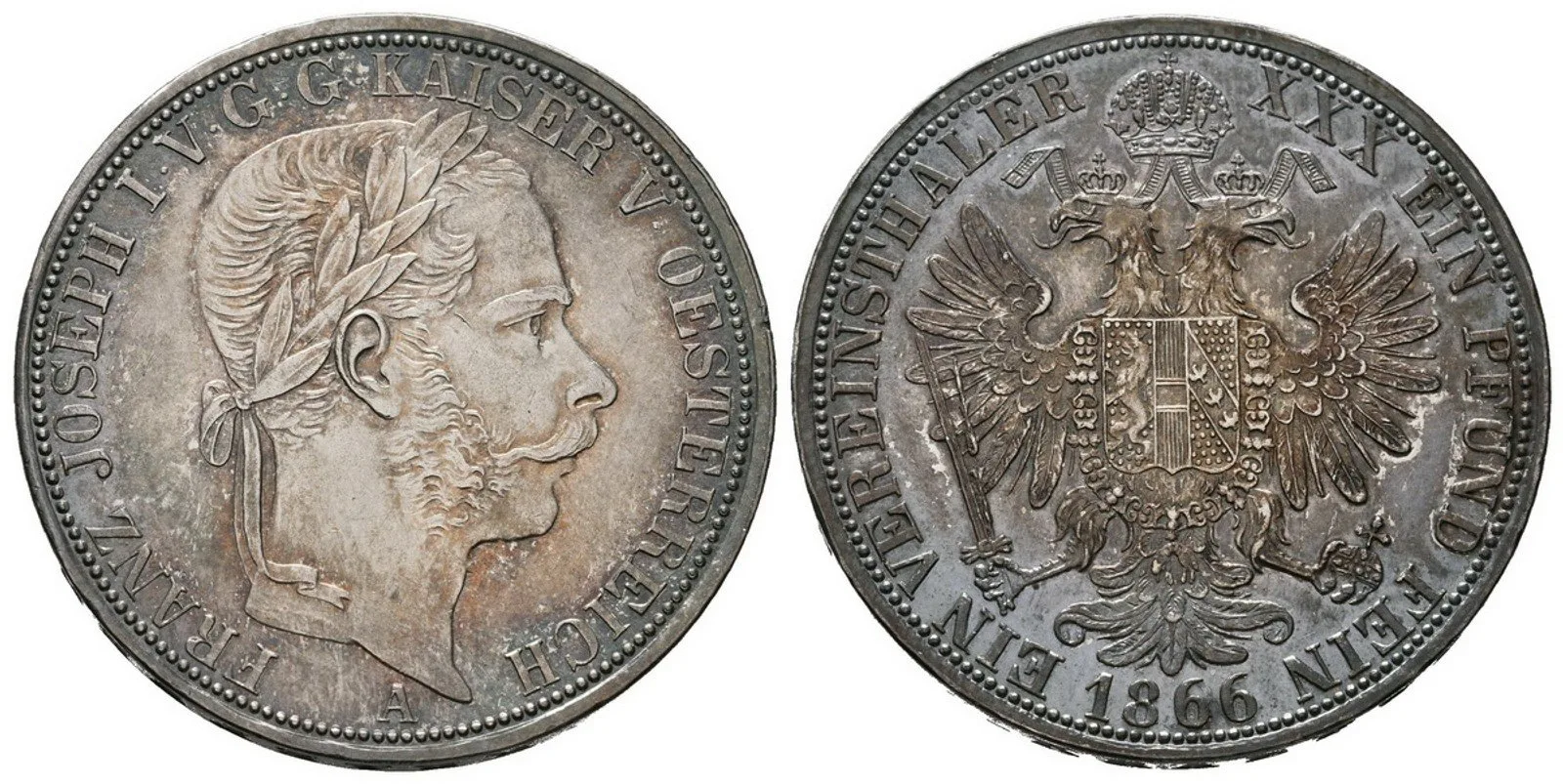 Rakouská a spolková měna, 1857 - 1892 — 1
