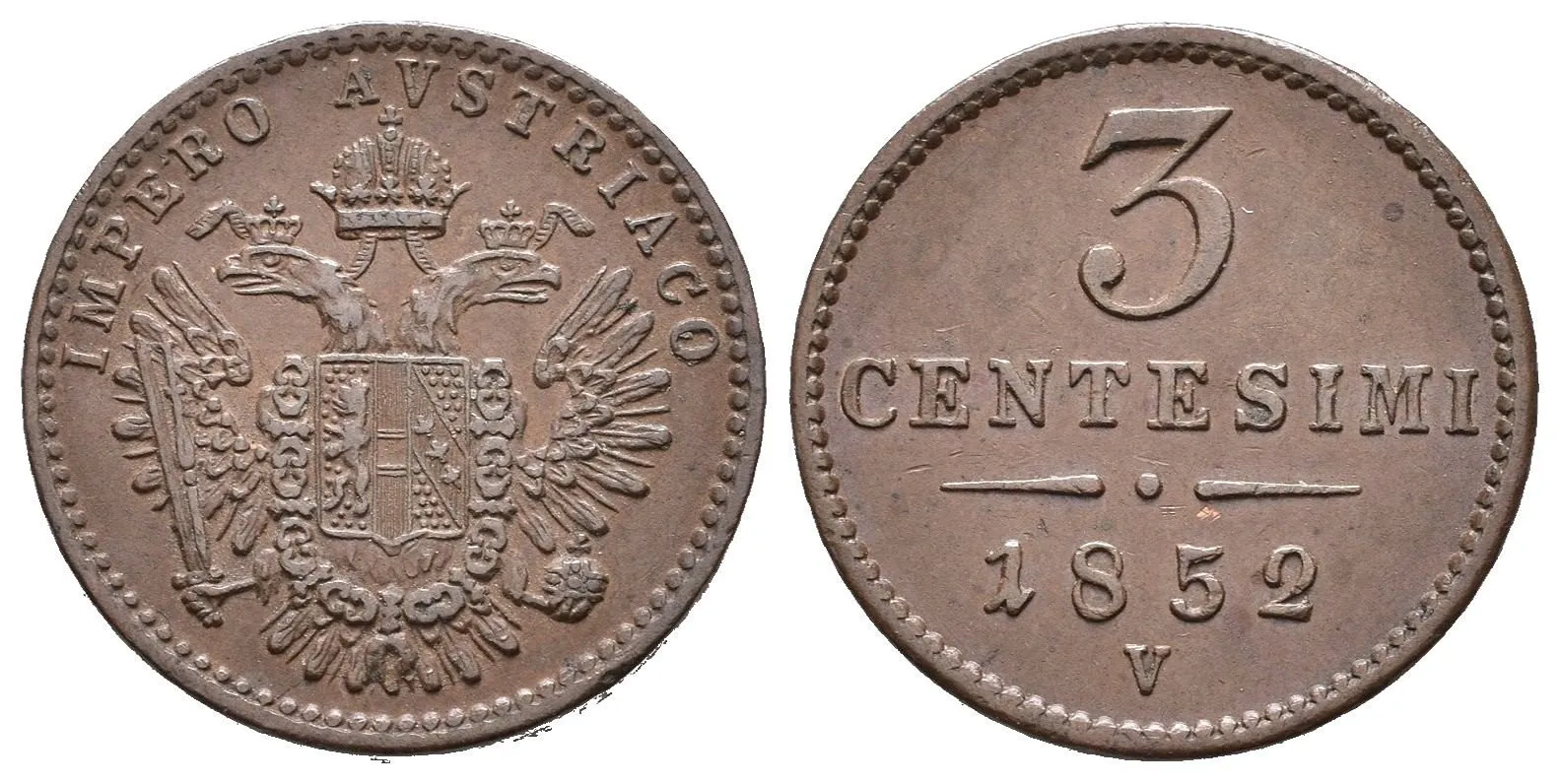 Konvenční měna, 1848 - 1857 — 1