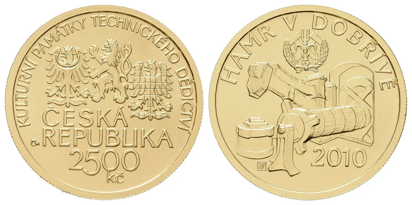 2500 Kč 2010 - Hamr v Dobřívě