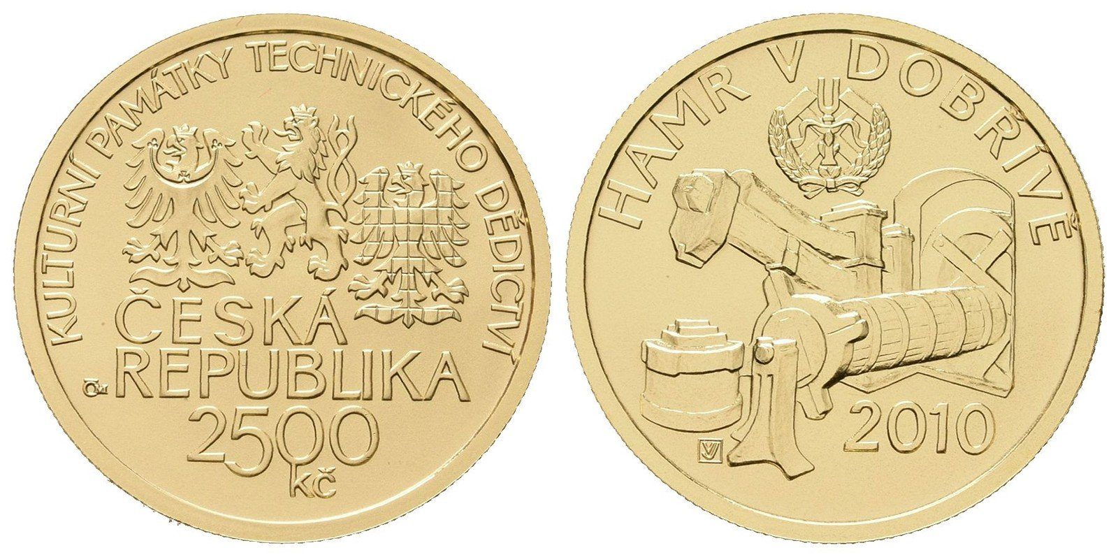 2500 Kč 2010 - Hamr v Dobřívě