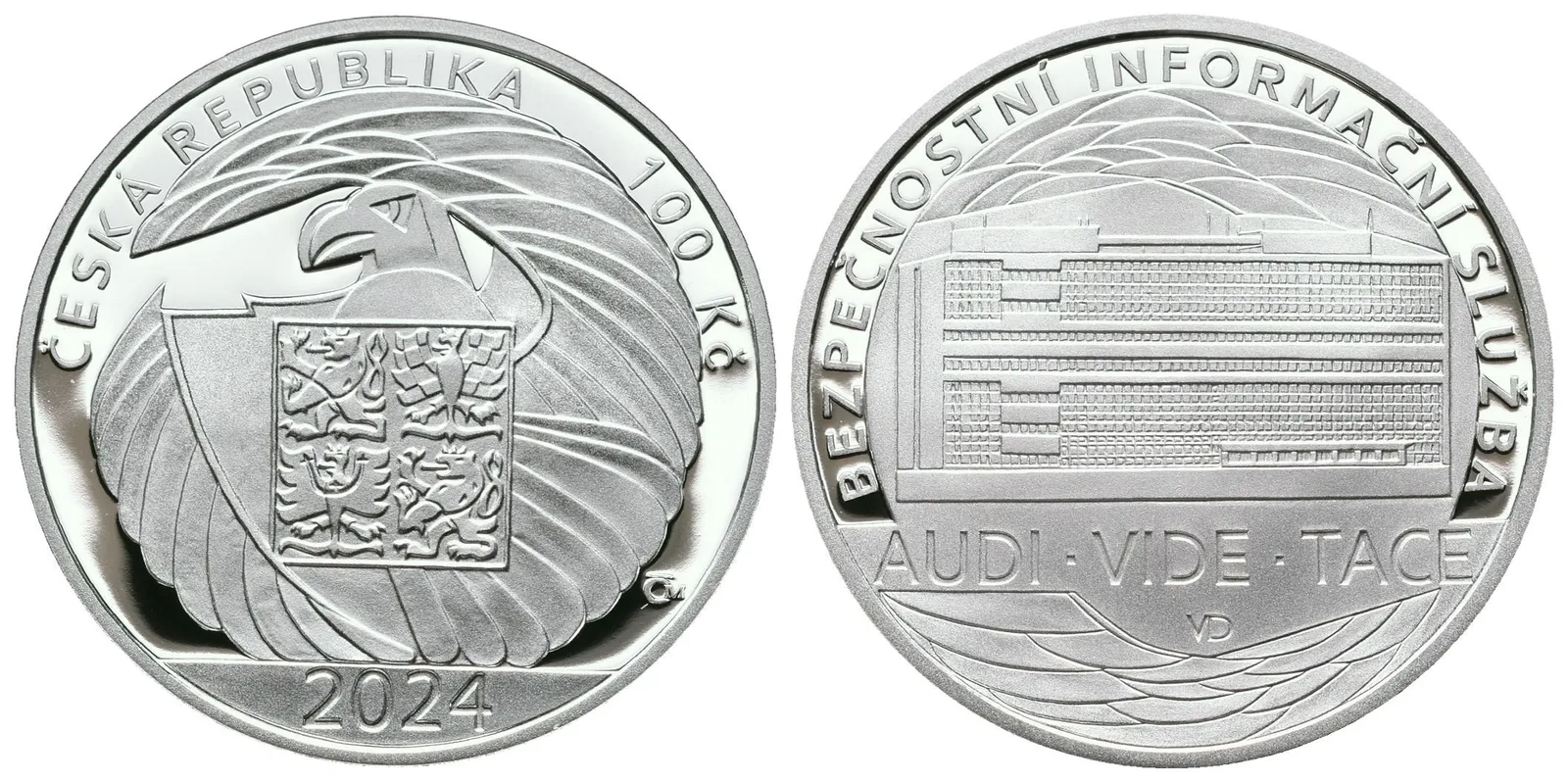 100 Kč 2024 - Bezpečnostní informační služba, PROOF