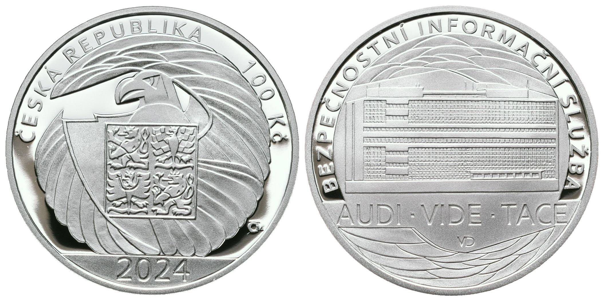 100 Kč 2024 - Bezpečnostní informační služba, PROOF