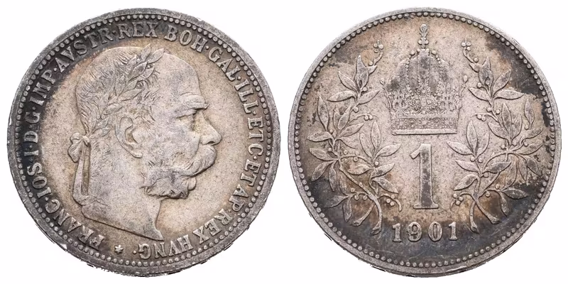 1 Koruna 1901