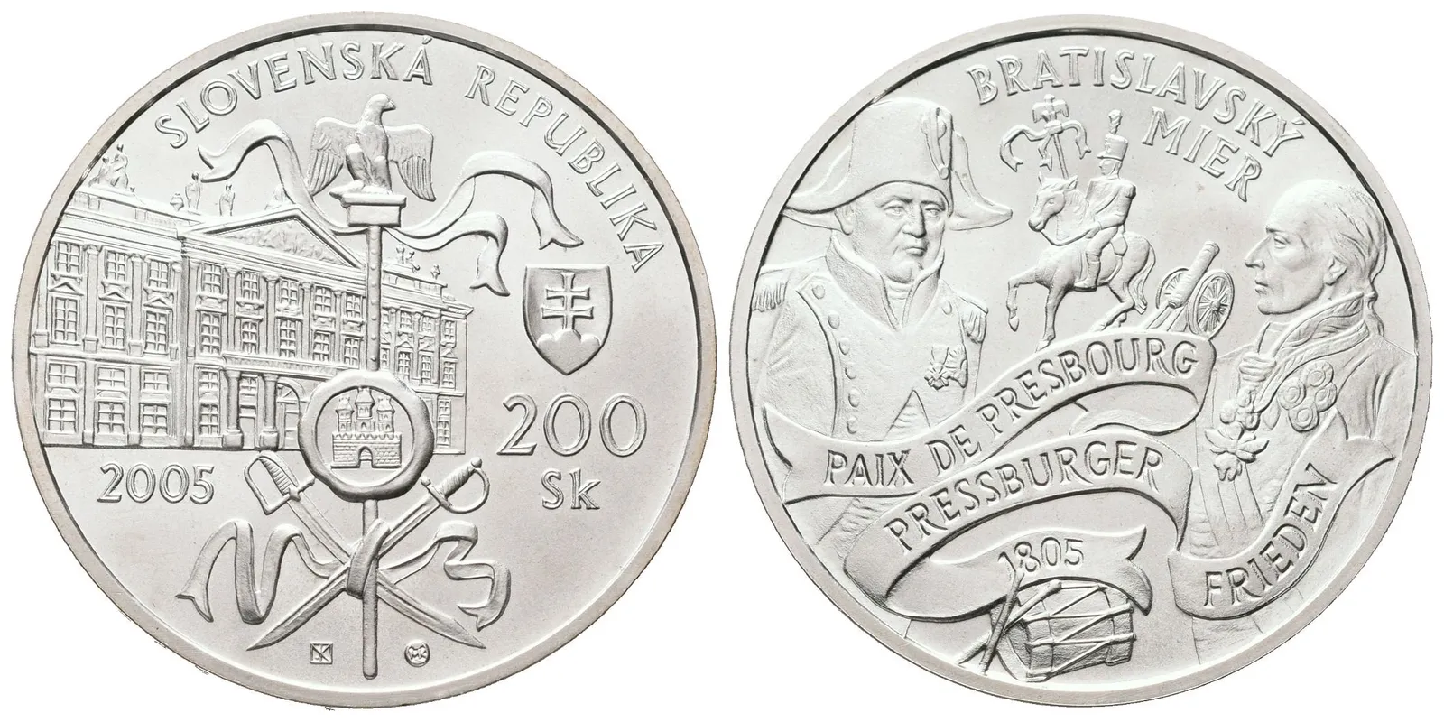 200 Sk 2005 - Bratislavský mír, běžná kvalita