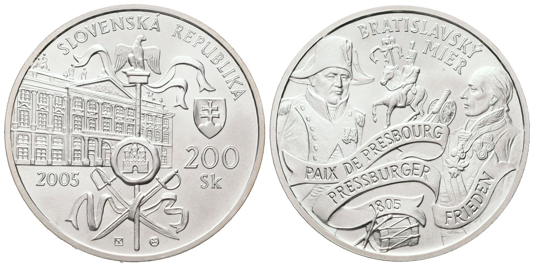 200 Sk 2005 - Bratislavský mír, běžná kvalita