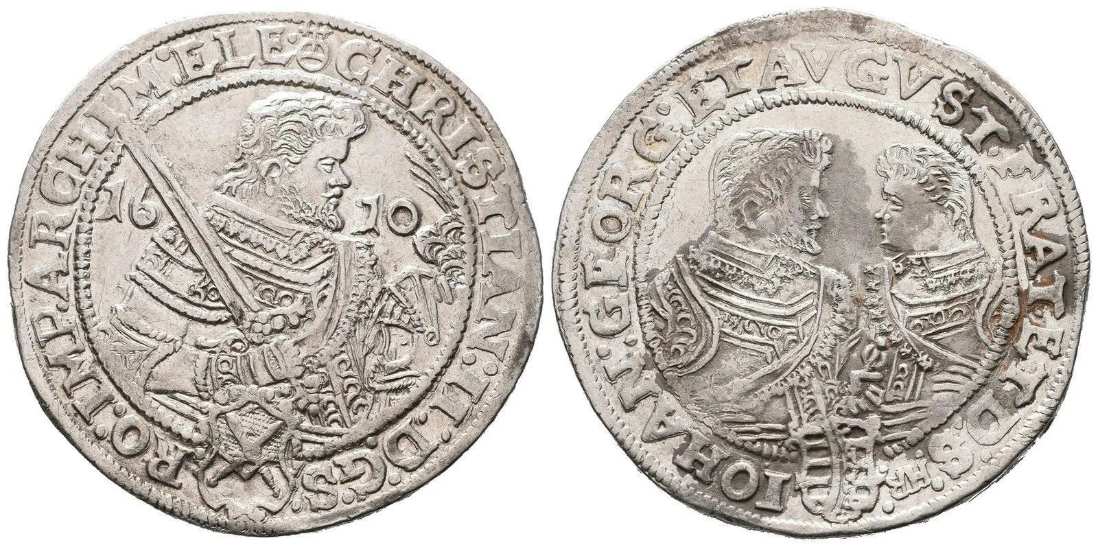 Sasko, Christian II., Johann Georg I. a August, 1591 - 1611 — 1