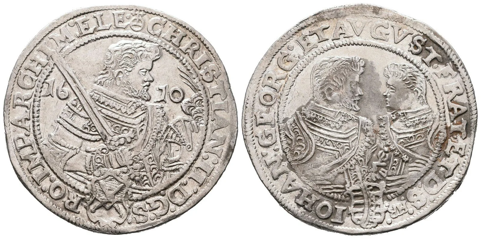 Sasko, Christian II., Johann Georg I. a August, 1591 - 1611 — 1
