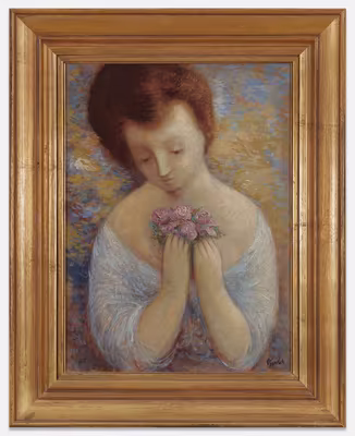 Jiří Trnka - Dívka s růžemi