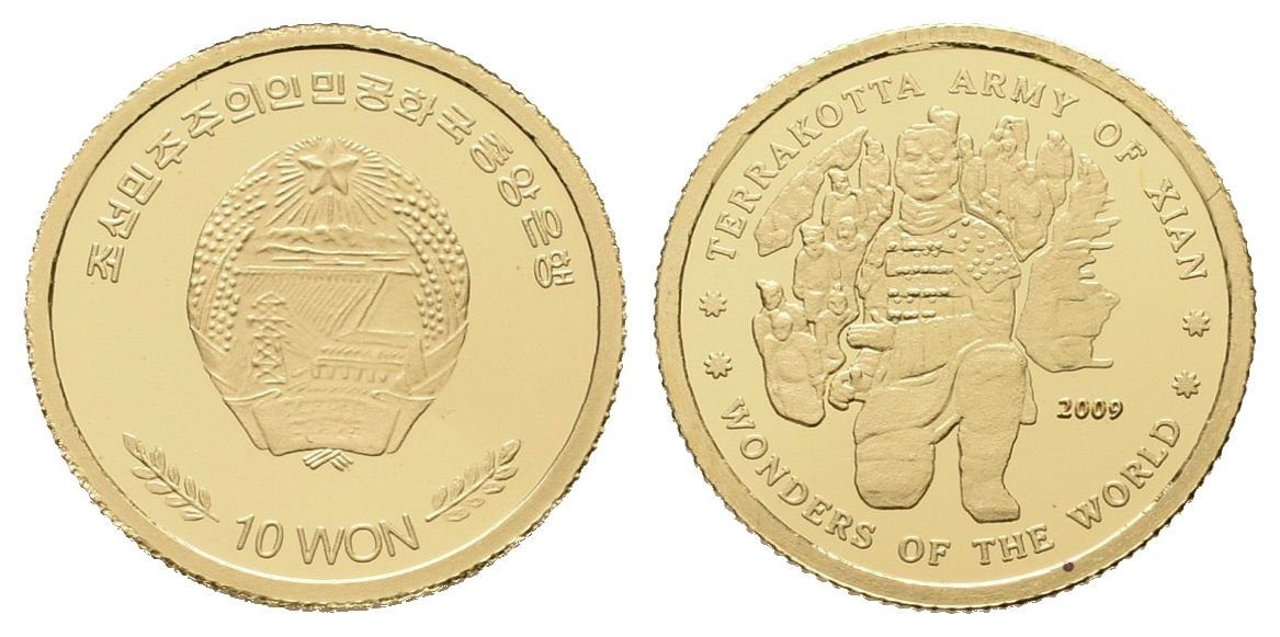 Severní Korea, 10 won 2009 - Terakotová armáda