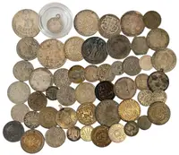 Soubor stříbrných mincí a žetonů z období 17. - 20. století, Evropa - — 1