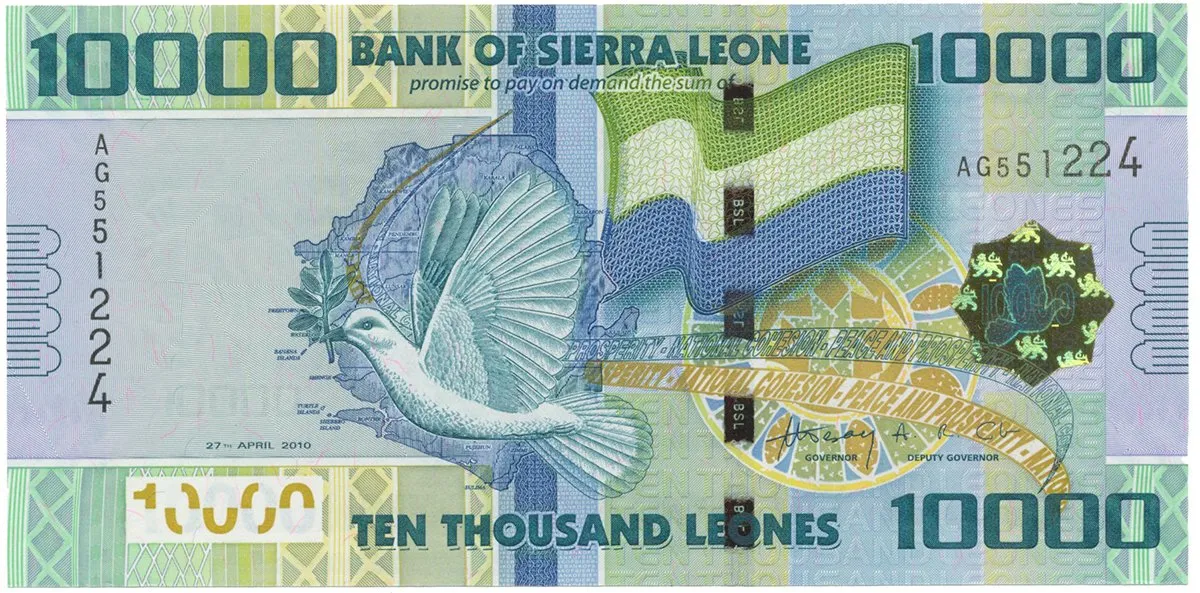 Sierra Leone, 10.000 Leones 2010, P.33